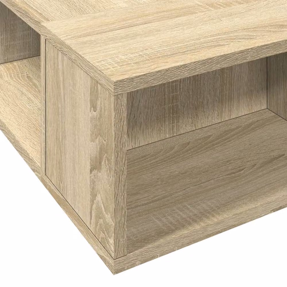 Berkfield Home Sonoma Oak Bed Frame in Brown, W: 90 cm, L: 200 cm – 3
