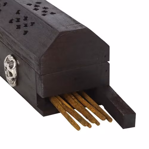 Something Different Werewolf Poison Incense Box in Black, Yellow and Silver – 2