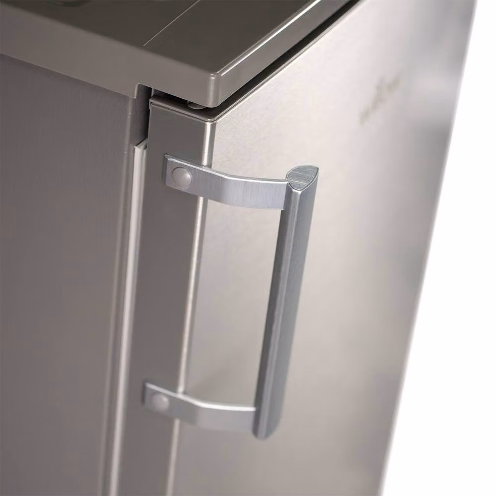 Willow 126L Under Counter Small Fridge in Silver, Width: 55 cm, Depth: 39 cm, Height: 84.5 cm – 3
