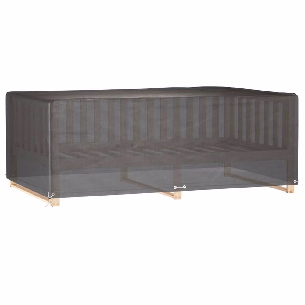 Berkfield Home Durable Garden Furniture Covers, 2 Pack, Black, W/D/H: 213 x 132 x 75 cm – 2