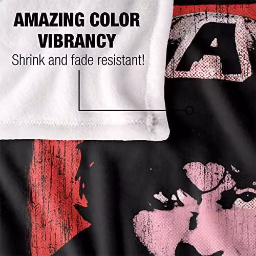LOGOVISION AC/DC High Voltage Live 1975 Super Soft Microfibre Throw Blanket, White, W/D/H: 152 x 127 cm – 3