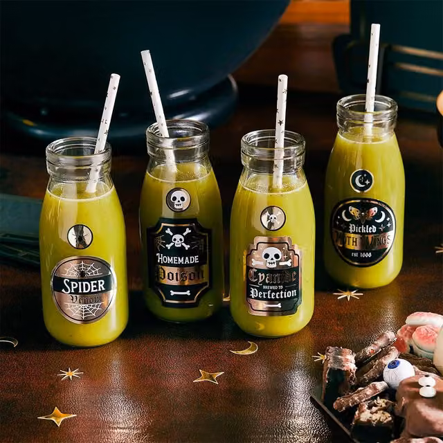 Club Green Potion Sticker Labels, Multicolour, Pack of 2