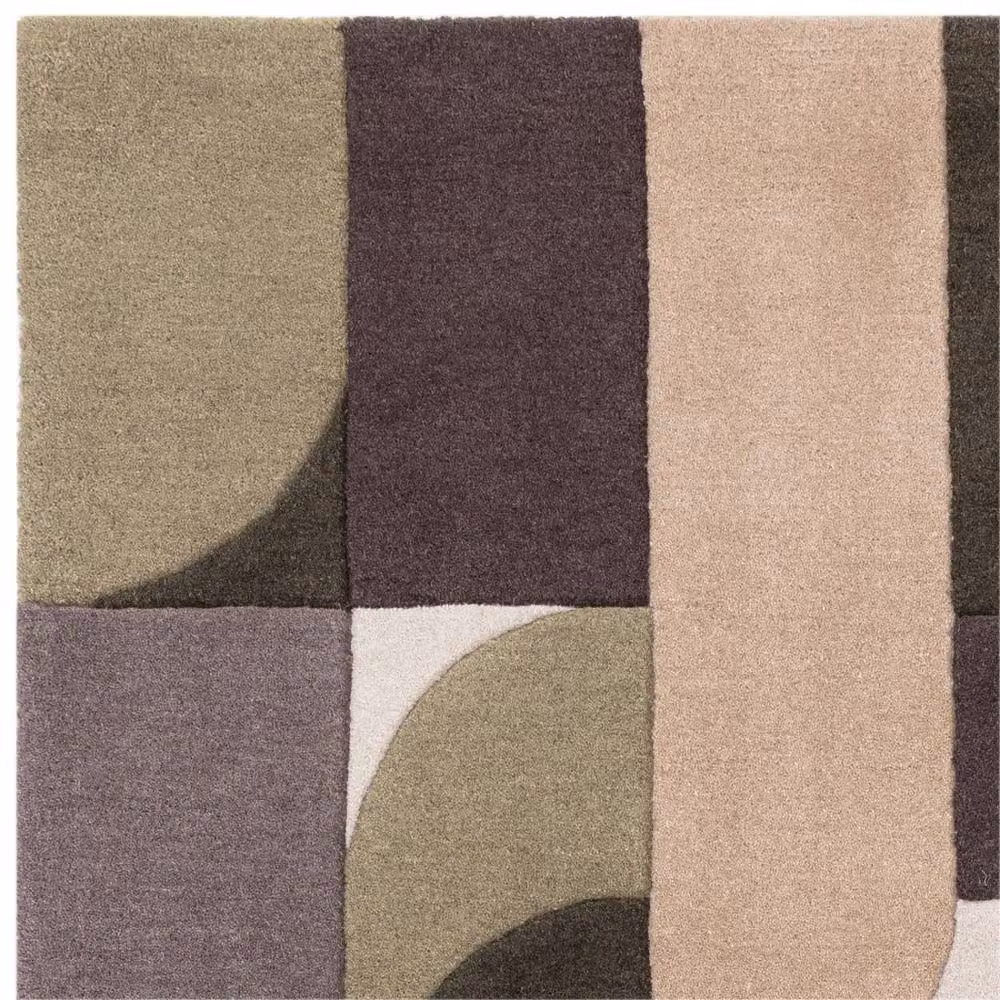 The Rug Shop UK Green Handmade Modern Geometric Abstract Easy To Clean Area Rug W: 160 cm, D: 230 cm – 3