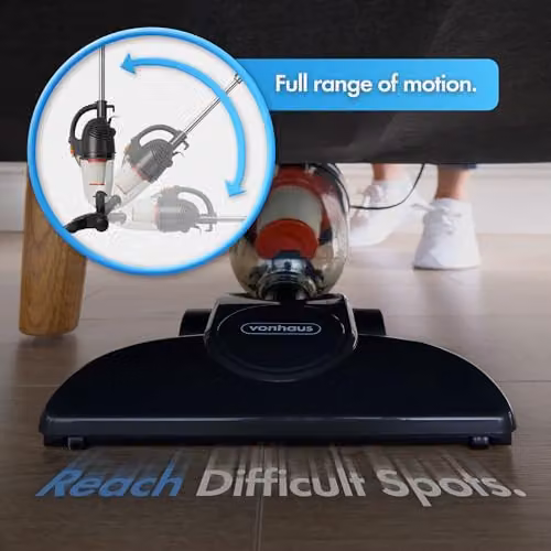 VonHaus 2 in 1 Corded Stick and Handheld Vacuum Cleaner, 800W, 17000Pa, Grey – 3