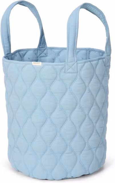 Little Dutch Fabric Storage Basket for Babies in Blue