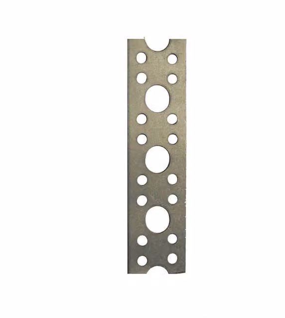 JCP Construction Products Straight Perforated Galvanised Steel Fixing Bands, Silver, 19mm x 10m