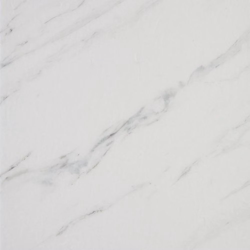 Luvanto White Marbled Stone Effect Glue Down Luxury Vinyl Tile 2.5mm