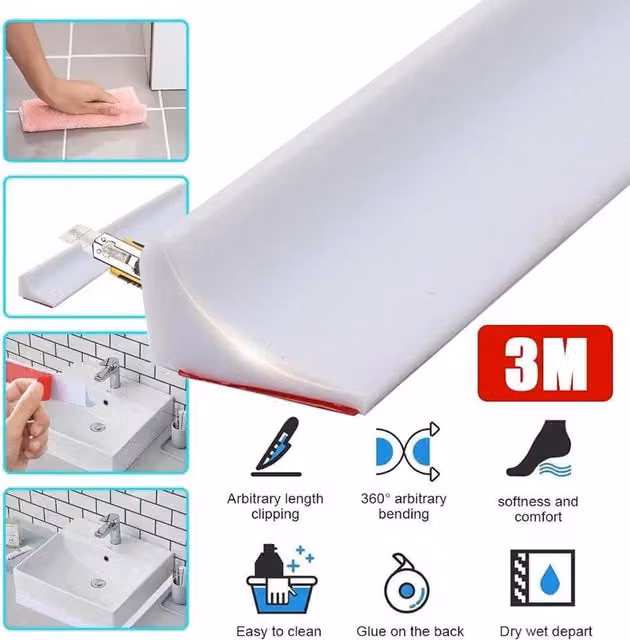PAWNORA Waterproof Self Adhesive Silicone Sealing Tape in White