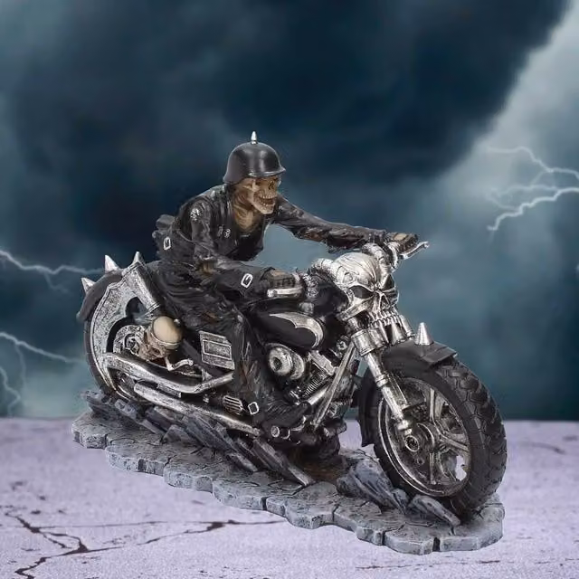 Nemesis Now Hell on the Highway Figurine, Black and Multicolour, Height: 20.5 cm