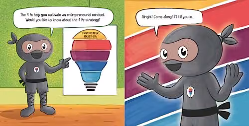 Entrepreneur Ninja: A Children’s Book About Developing an Entrepreneurial Mindset by Ninja Life Hacks, Multicolour, 21.59 cm – 3