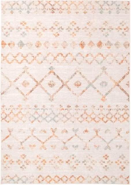 Kukoon Beige Moroccan Berber Pattern Machine Washable Living Room Area Rug, W/D/H: 160 x 230 cm – 1