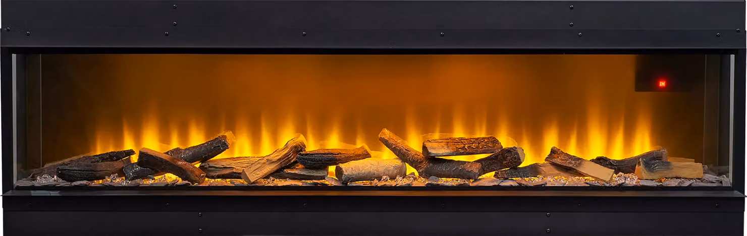 Acantha Aspire 150 Fully Inset Media Wall Electric Fire in Black – 2