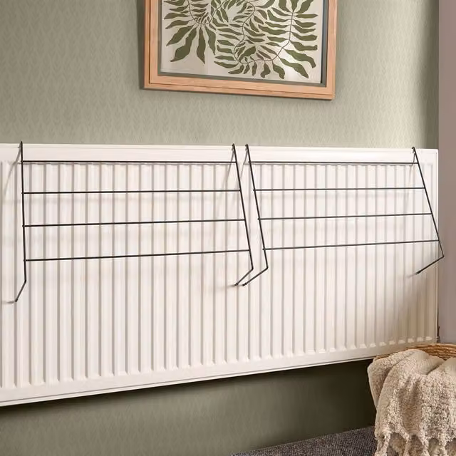 OHS 2 Pack Radiator Drying Racks in Black