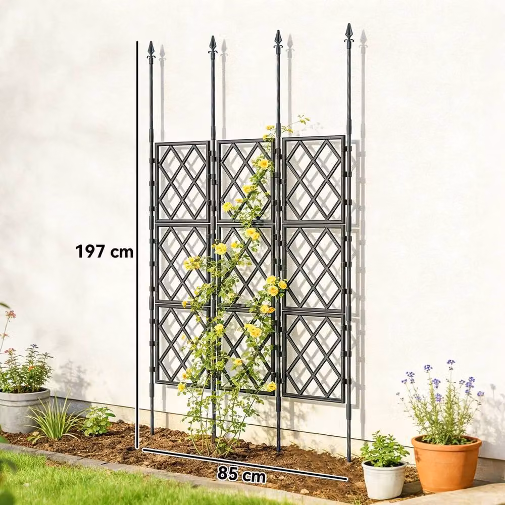 KORVIXA Black Lattice Climbing Support Trellis – 2