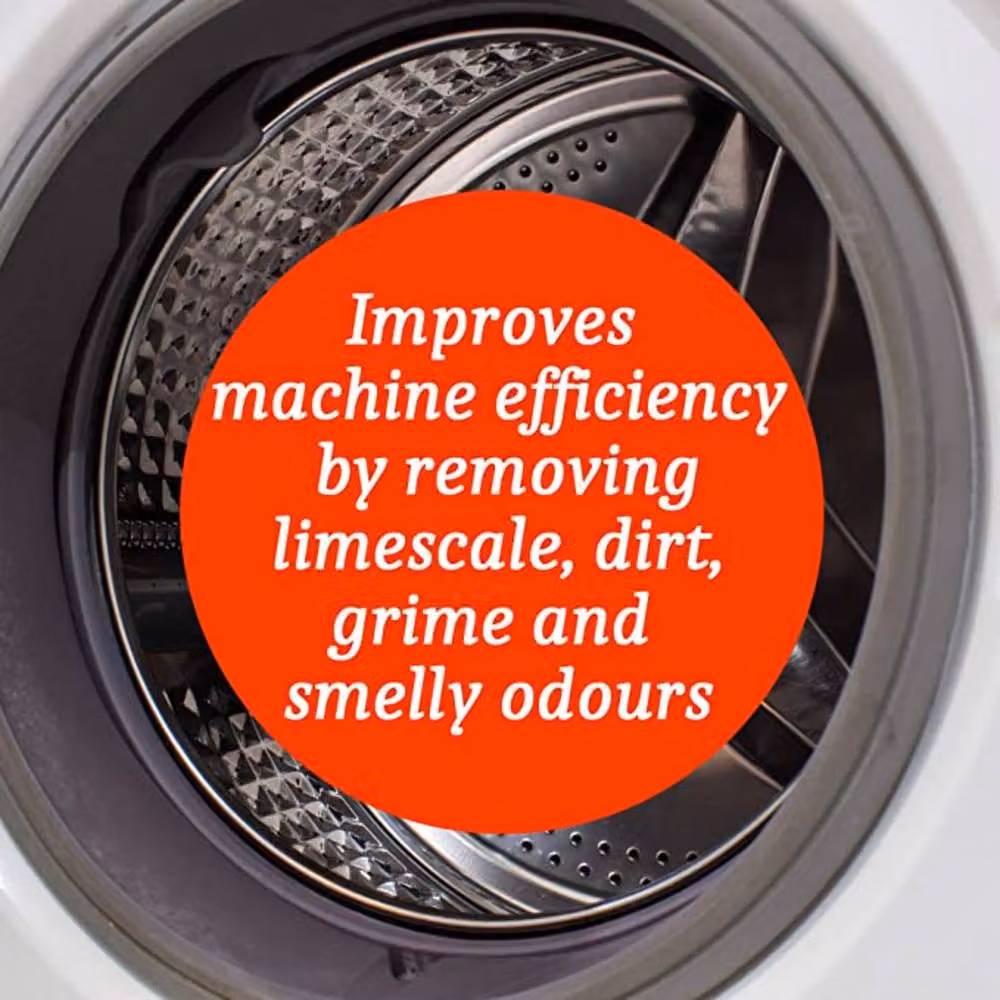 Homefront Washing Machine Cleaner and Descaler, 4 Pack, Clear – 3