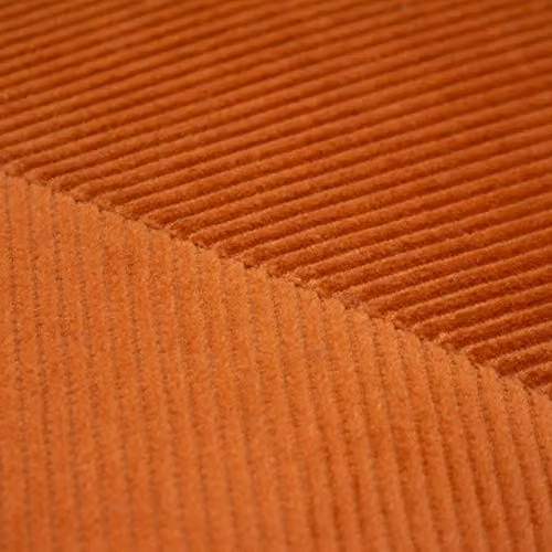 Furn Jagger Ribbed Corduroy Square Cushion in Orange, W/D/H: 45 x 45 x 45 cm – 4