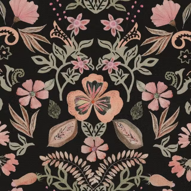 ANTE DECOR Skoll Fabric in Black