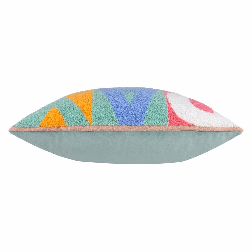 furn Daydreams Reversible Slogan Tufted Micro Bouclé Decorative Cushion, Multicolour, W/D/H: 43 x 43 x 43 cm – 3