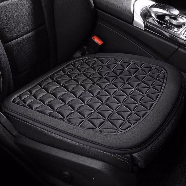 NESTLUNE Non-Slip Memory Foam Car Seat Cushion, Black, W: 100 cm x L: 190 cm – 1