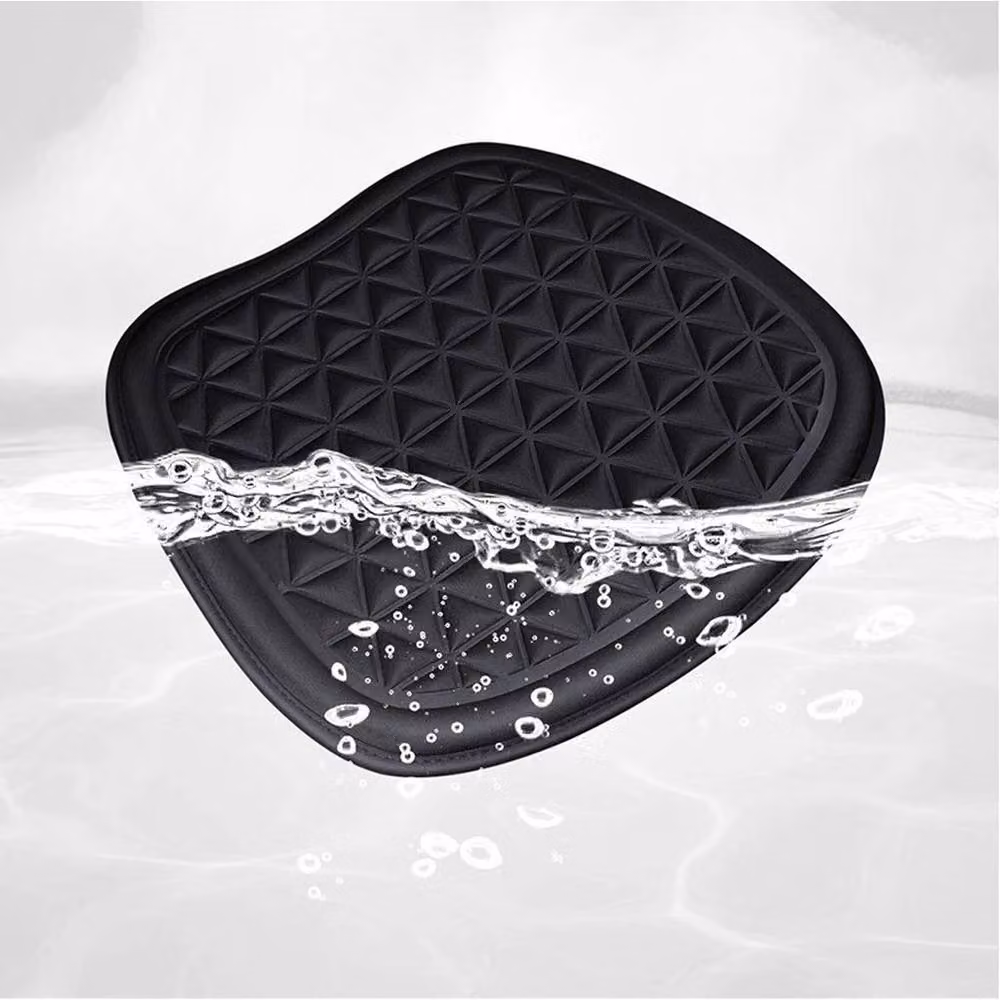 NESTLUNE Non-Slip Memory Foam Car Seat Cushion, Black, W: 100 cm x L: 190 cm – 2