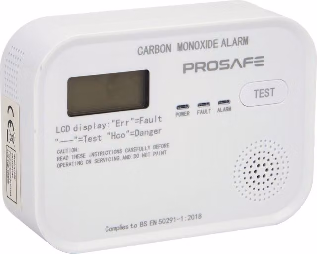 Prosafe Battery Operated Carbon Monoxide Alarm, White