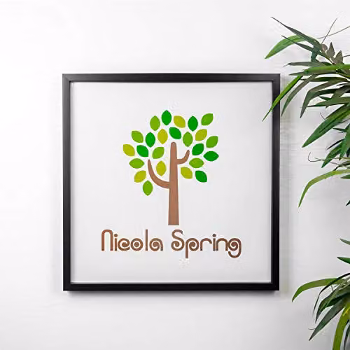 Nicola Spring 3D Shadow Box Photo Frames, Pack of 2, Black, W/H: 50.8 x 50.8 cm – 3
