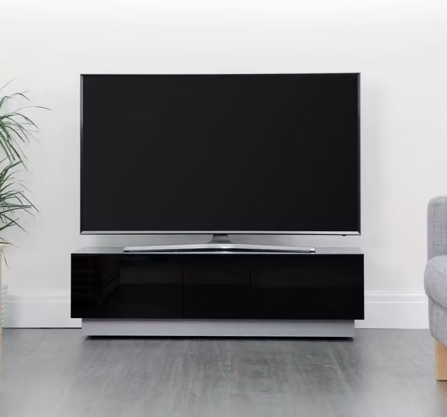 Alphason Element 850mm Black Glossy TV Stand