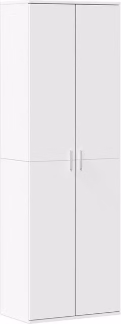 Berkfield Home White Highboard in Matt MDF, W/D/H: 60 x 35 x 180 cm