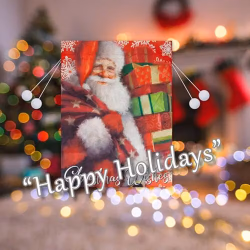 VFM e-Store Christmas Santa Sack in Multicolour, W: 60 cm, H: 80 cm – 4
