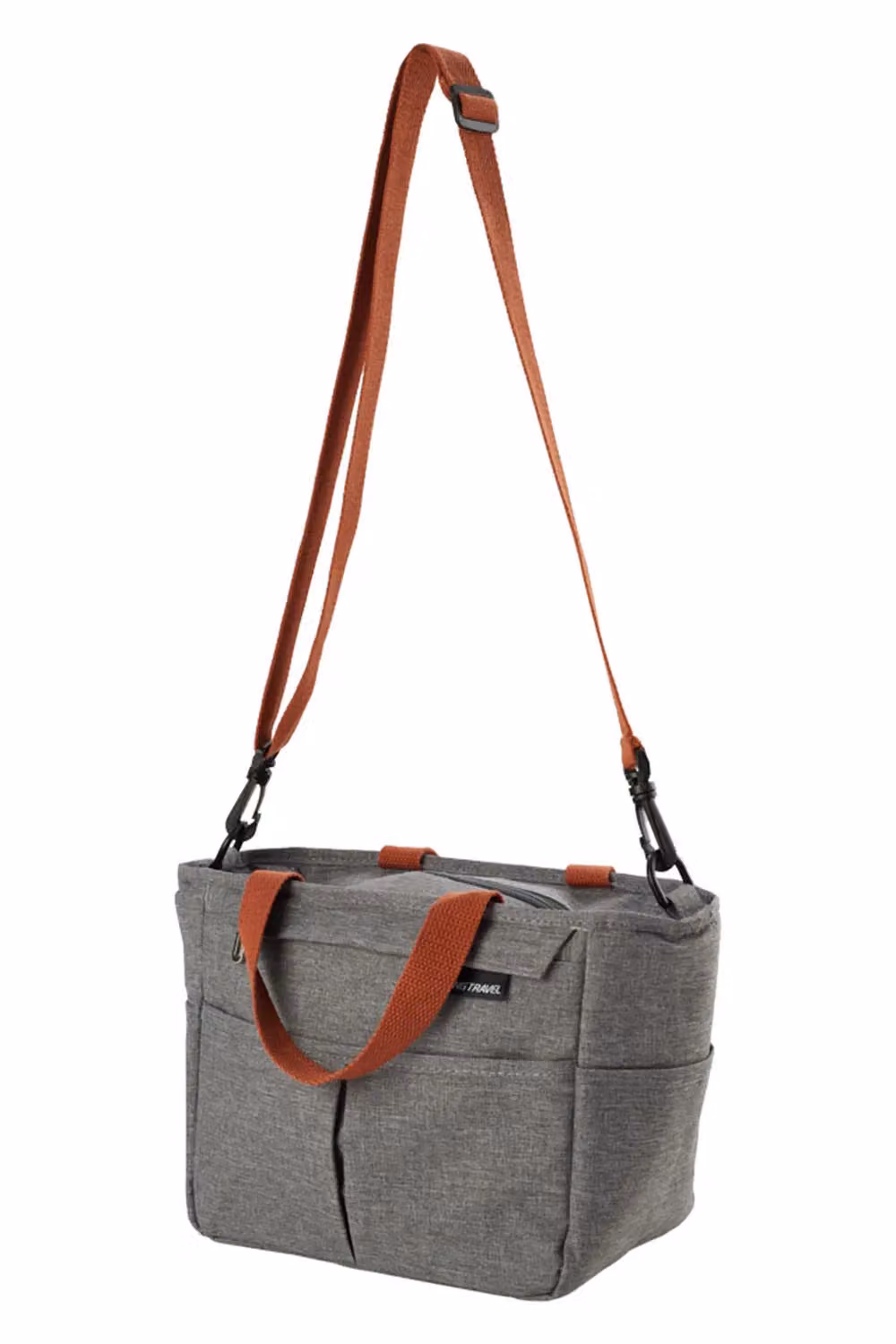 Living and Home 6.5L Multi-Grid Portable Insulated Lunch Tote Bag with Adjustable Shoulder Strap in Grey – 2