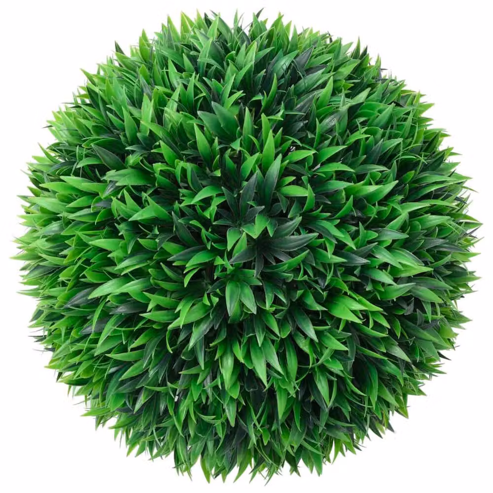Berkfield Home Lush Artificial Boxwood Balls, 2 Pack, Green, Diameter: 38 cm – 3