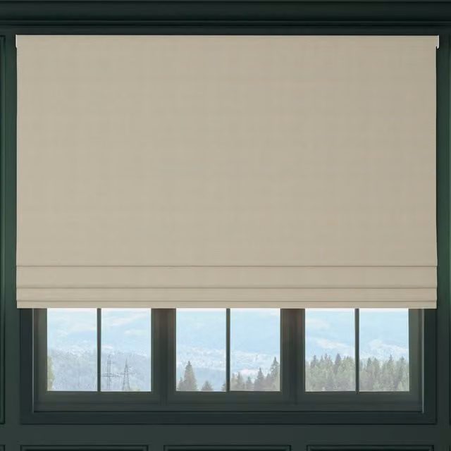HOUSE Llewelyn-Bowen Made To Measure Blackout Roman Blind in Chalk