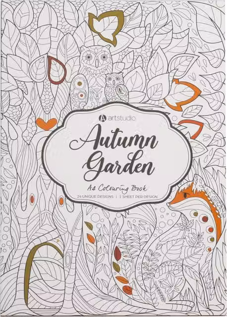 Autumn Garden Colouring Book, Multicolour Paper Edition