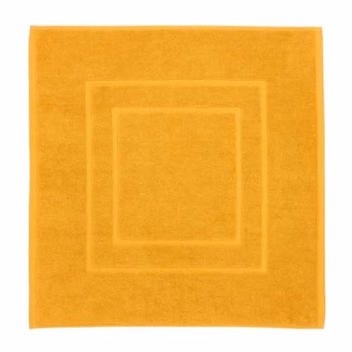 Christy Brixton Cotton Terry Bath Mat, Yellow, W/D/H: 60 x 60 x 5 cm – 1