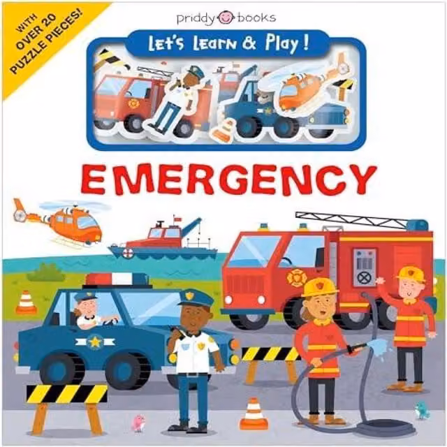 Roger Priddy Let's Learn & Play Emergency Multicolour Cardboard Board Book