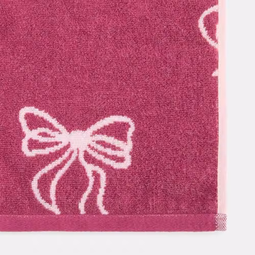 OHS Premium Cotton Terry Hand Towel, Quick Drying and Fluffy, Burgundy – 3