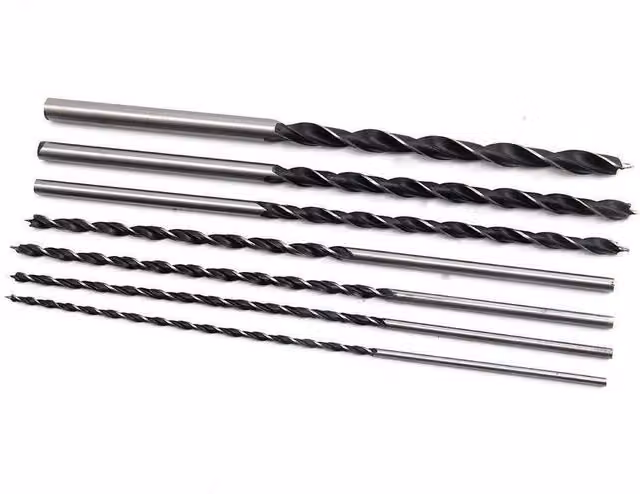 Havendro 7-Piece Silver Wood Brad Point Drill Bit Set, 4-12mm, 300mm Length – 1