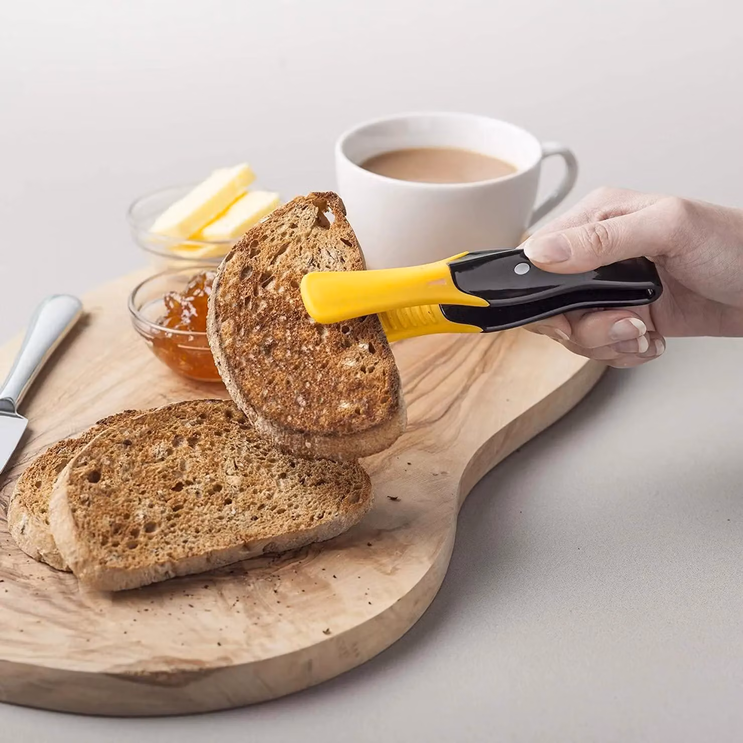 Zeal Silicone Duck Toast Tongs in Black – 2