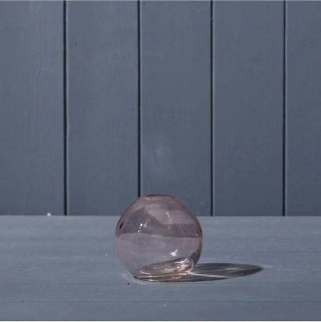 KDMD Lavender Globe Glass Vase in Purple – 1