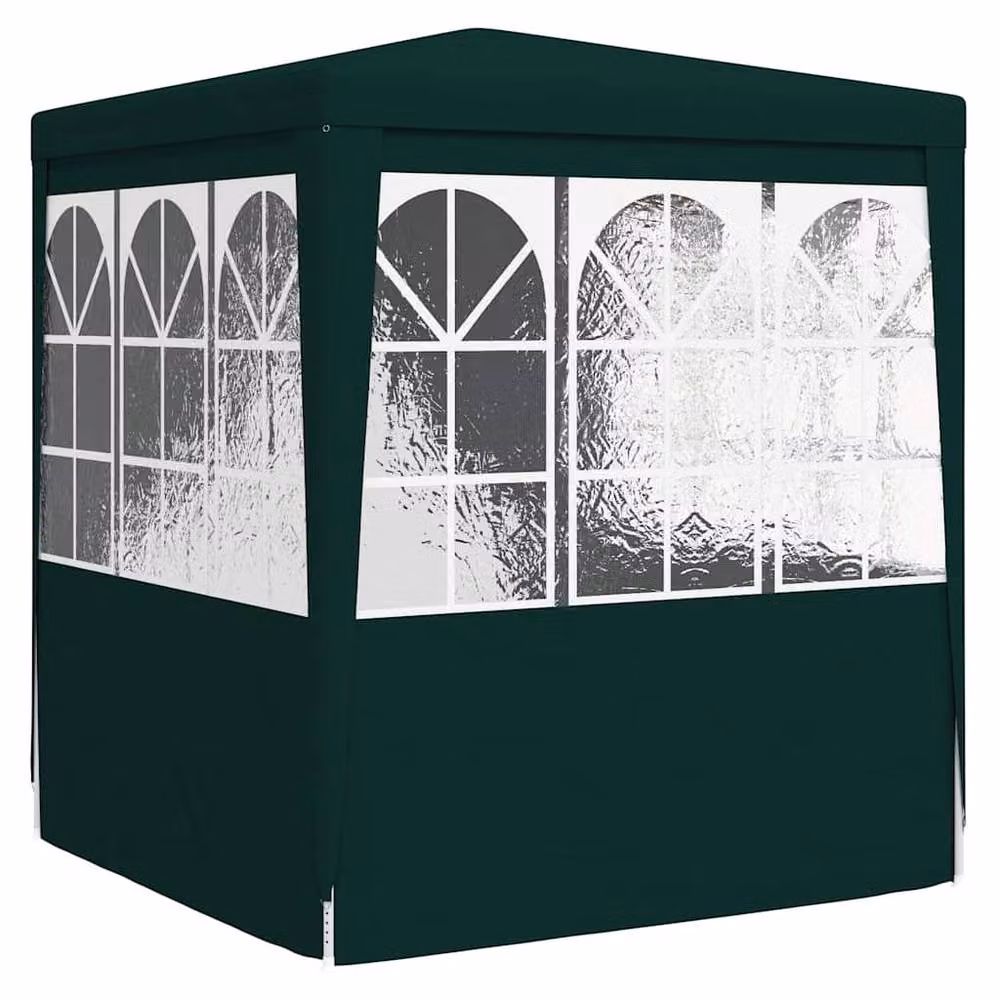 Berkfield Home Professional Party Tent with Side Walls, Green, 2 x 2 m – 5