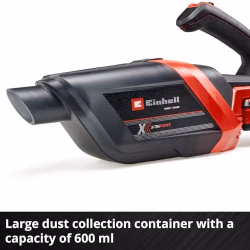 Einhell TE-HV 18/06 Li-Solo cordless bagless hand vacuum cleaner in red – 5