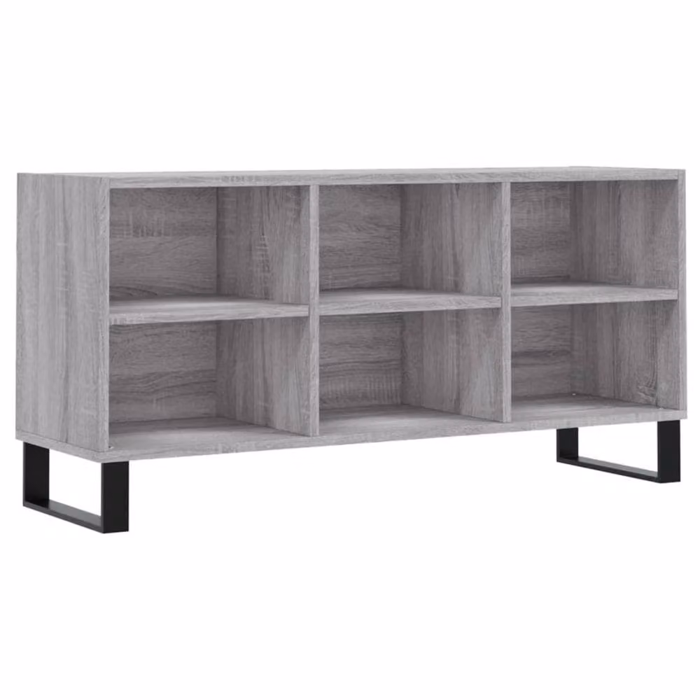Berkfield Home TV Cabinet in Grey Sonoma, W/D/H: 103.5 x 30 x 50 cm – 3