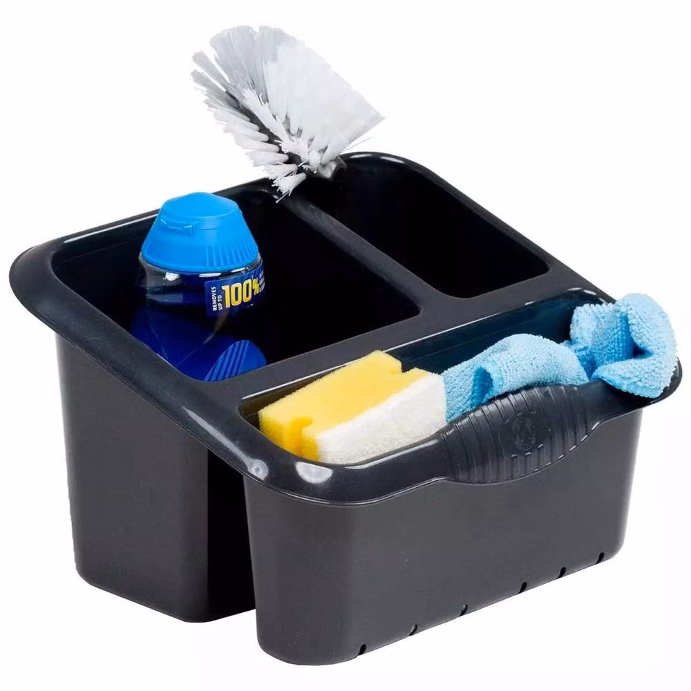 SPETLEK Large Plastic Kitchen Sink Tidy Organiser in Graphite Grey – 2