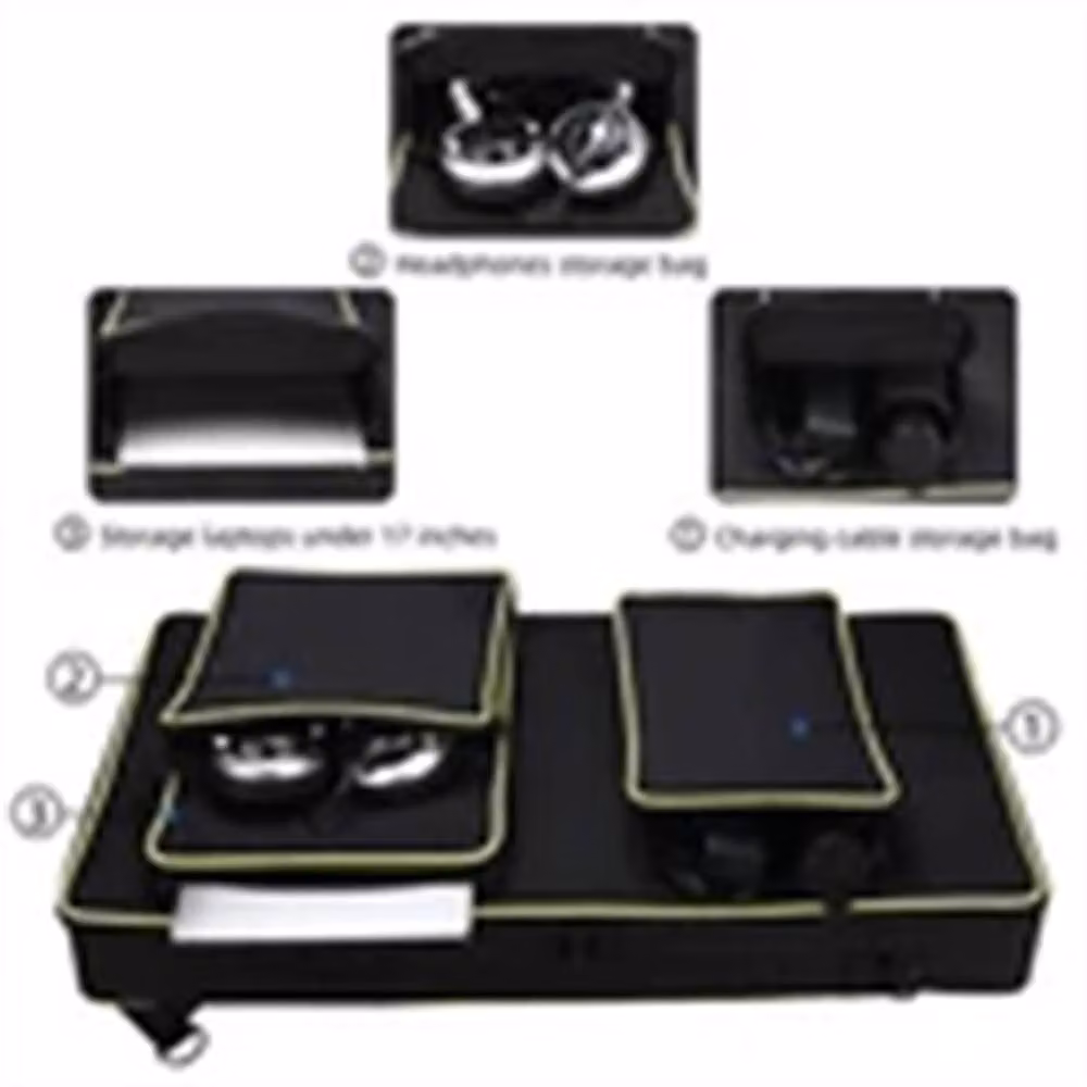 Nordara DJ Disc Player Storage Carry Case in Black, W: 50 cm x D: 50 cm x H: 50 cm – 4