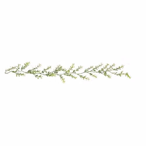 Melody Maison Green Frosted Foliage Christmas Garland, Length: 160 cm – 2