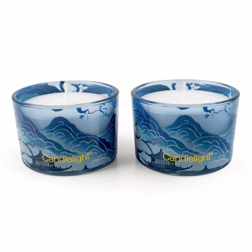 Candlelight The Silk Road Collection Tianshui Sea Salt Duo Gift Set in Blue and Gold – 2