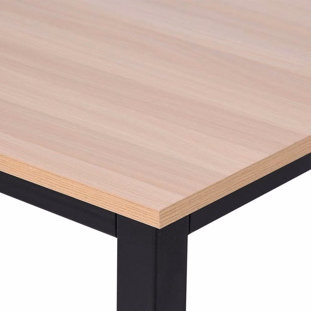 VOGREX UK Beige Metal Frame Computer Desk for Home Office, Width: 120 cm – 3