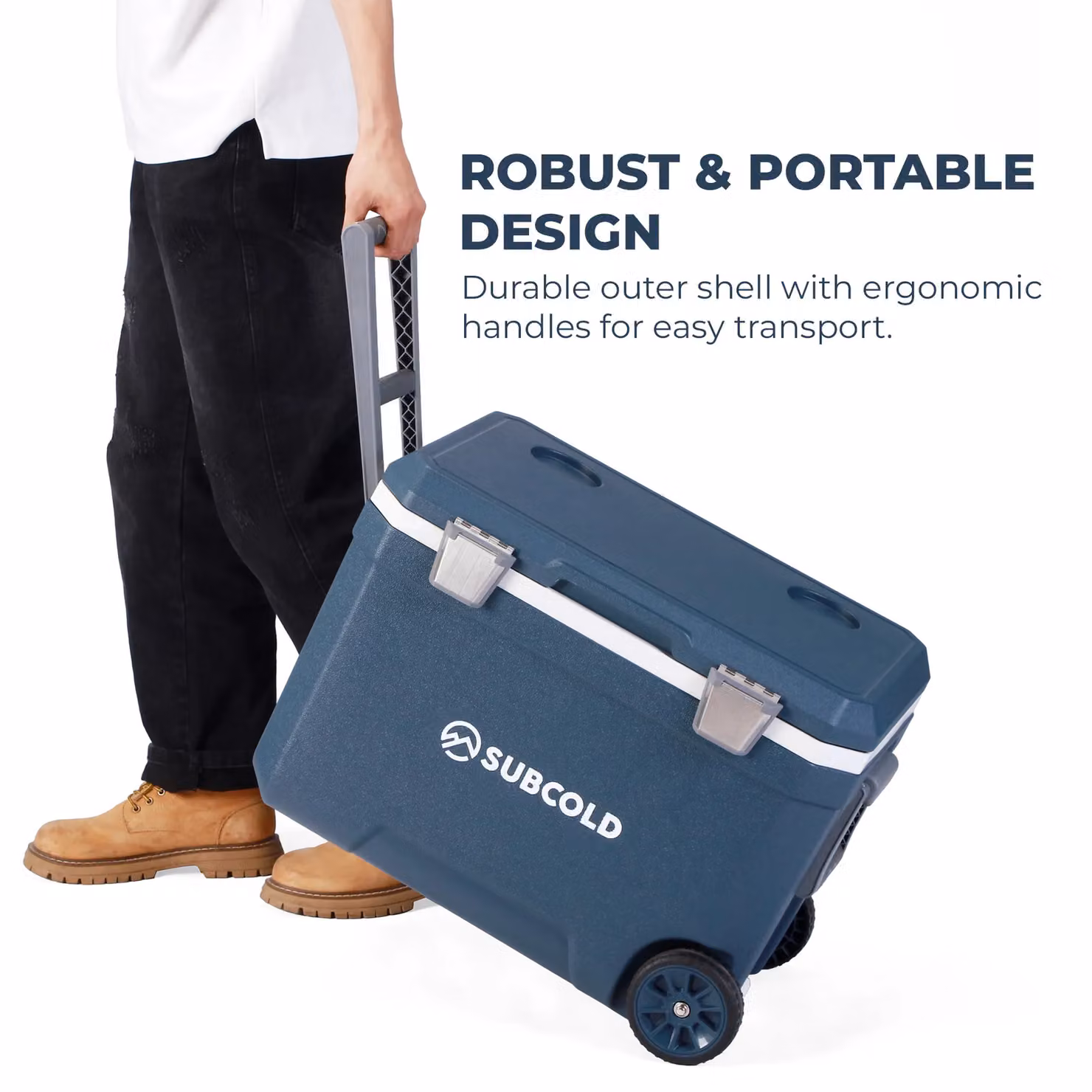 Subcold Mobi45 Insulated Leakproof Cool Box in Blue and White – 5