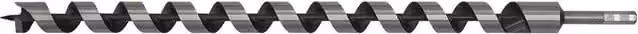 Loops Silver Hardened Auger Wood Drill Bit with Hexagonal Shank, Diameter: 28 mm, Length: 600 mm – 1