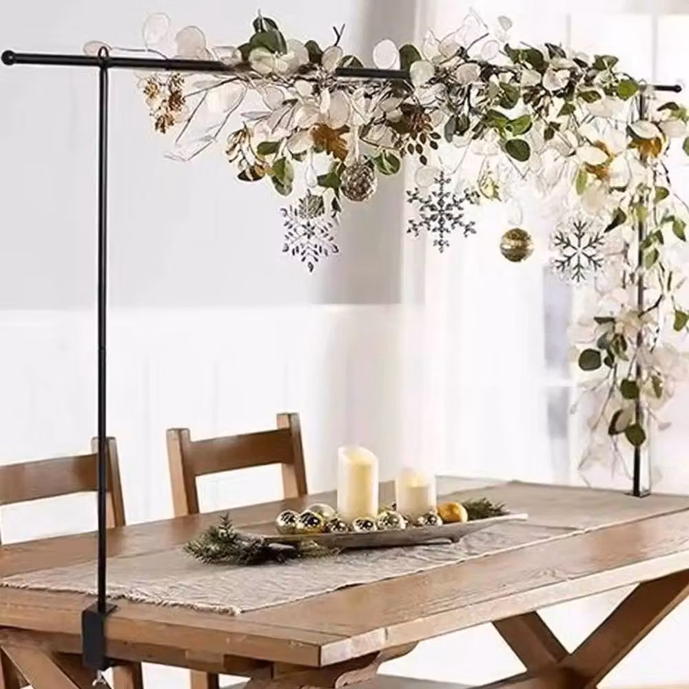 FLAVORA Adjustable Metal Tabletop Backdrop Support Stand in Black – 2